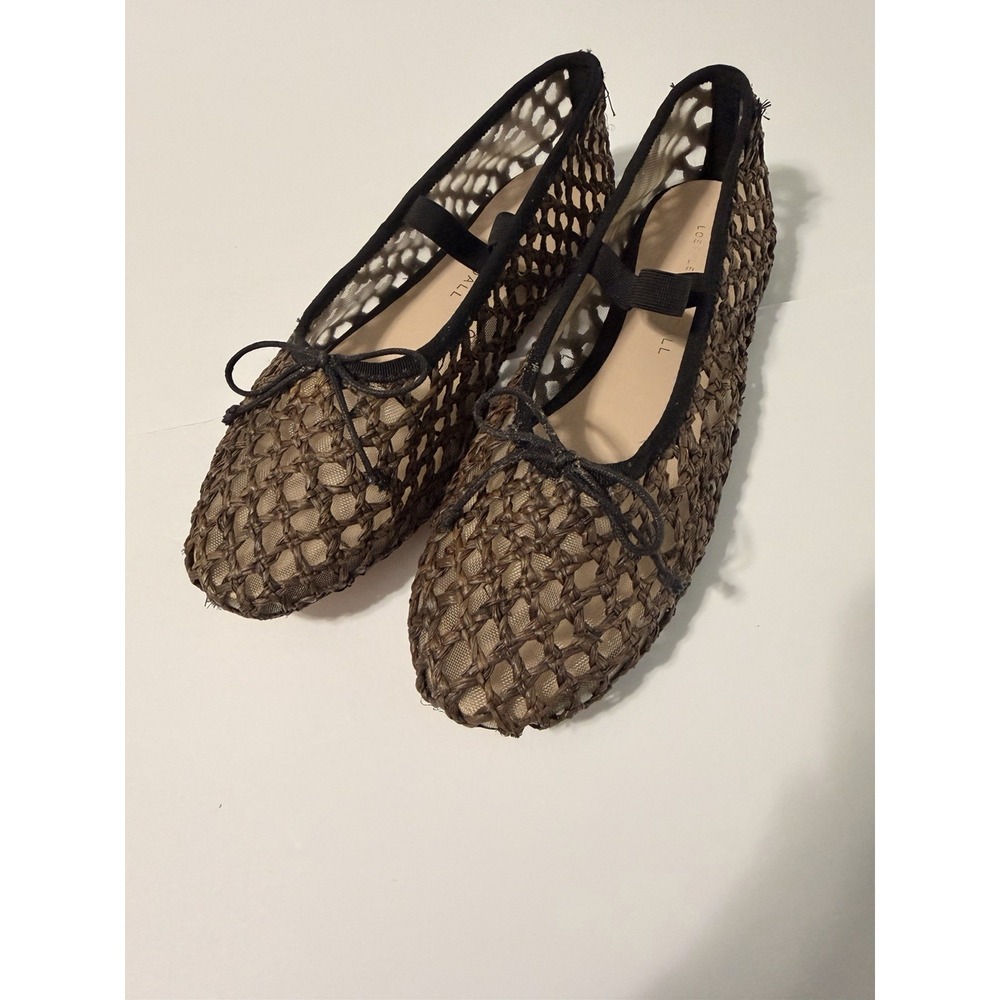 Loeffler Randall Women's Leonie-CR Ballet Flat Chocolate